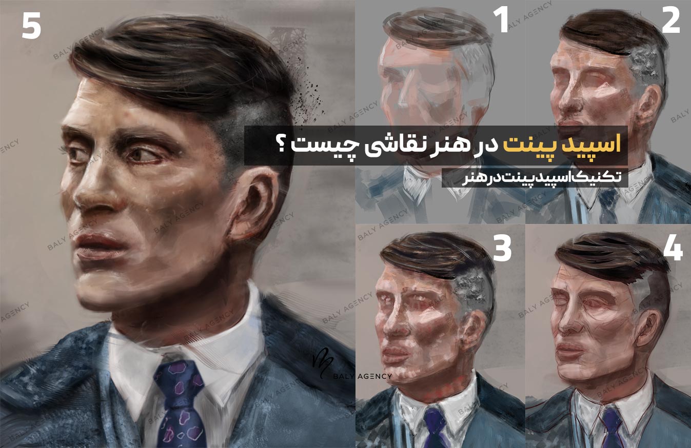 اسپیدپینت Speed painting در هنر نقاشی